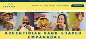 De Nadas vegetarian humita empanadas in London