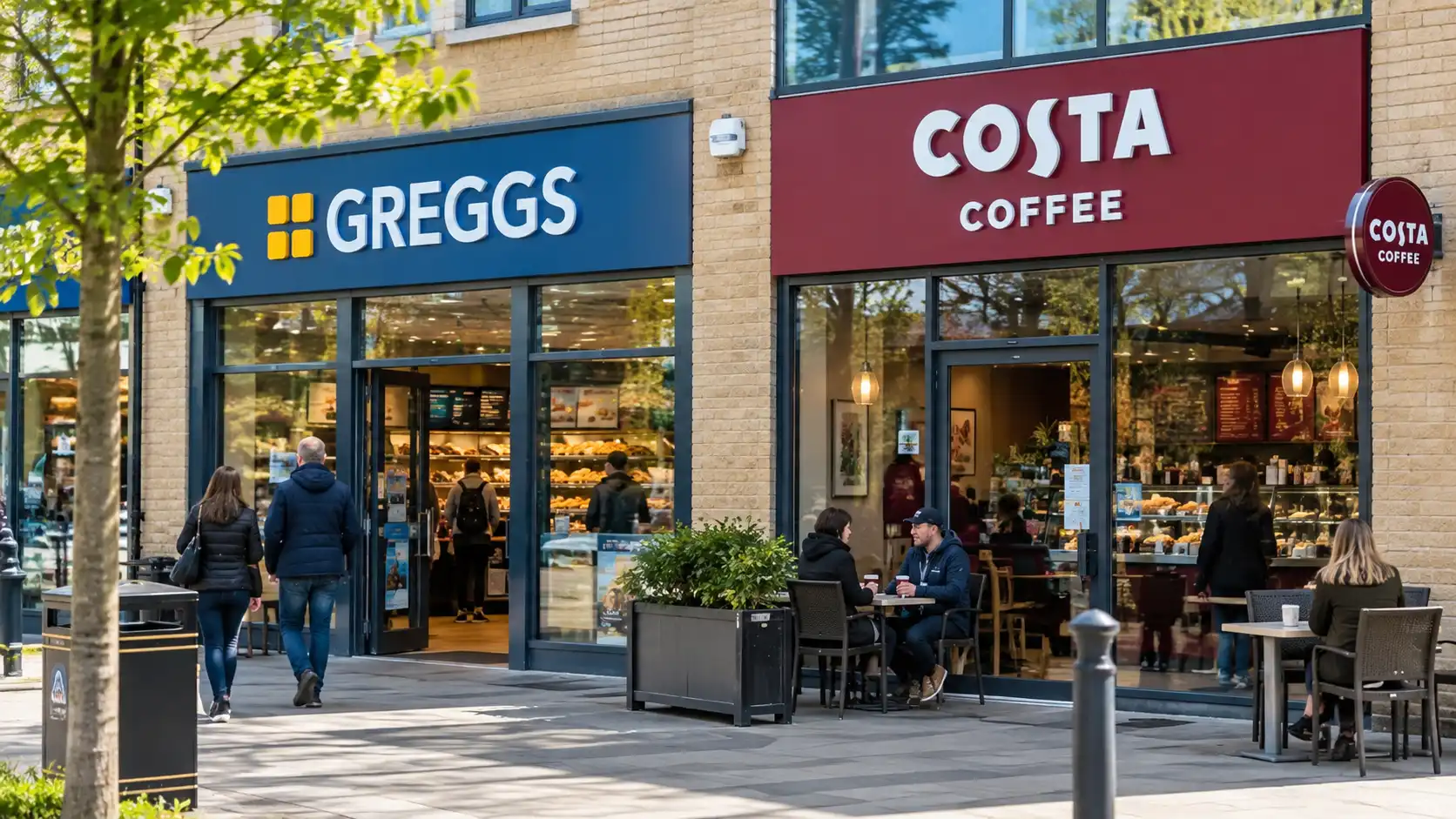 greggs overtakes costa uk