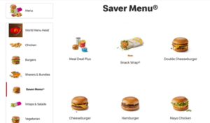 The McDonald's Saver Menu